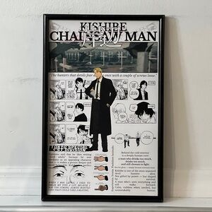 Chainsaw Man Kishire Anime Poster
